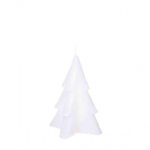 Kerze weiß TANNENBAUM 15,5 cm | Weihnachtskerze | HOME SOCIETY