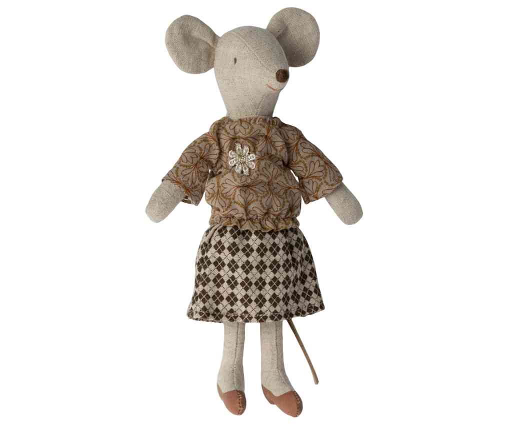 Maileg Kleidung für Oma- oder Mama-Maus BLUSE + ROCK Mauskleidung