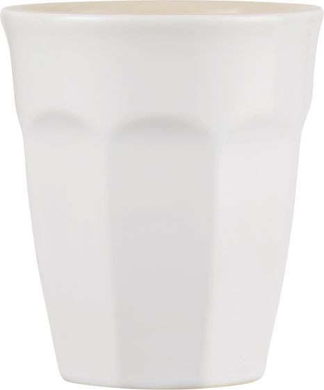 Ib Laursen Mynte Becher PURE WHITE | 200 ml | Steingut-Keramik weiß - GESCHIRR, BESTECK | www.luiseundfritz.de