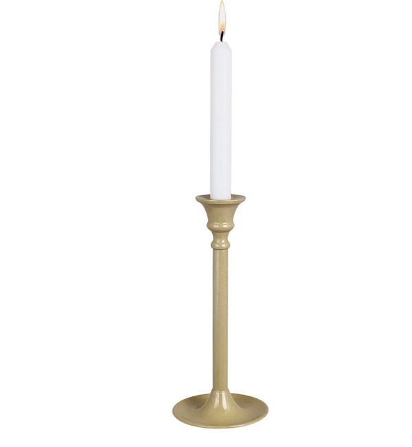 Strömshaga - Kerzenhalter gelb HEDDA 24 cm Metall | Kerzenständer handbemalt | STRÖMSHAGA | www.luiseundfritz.de