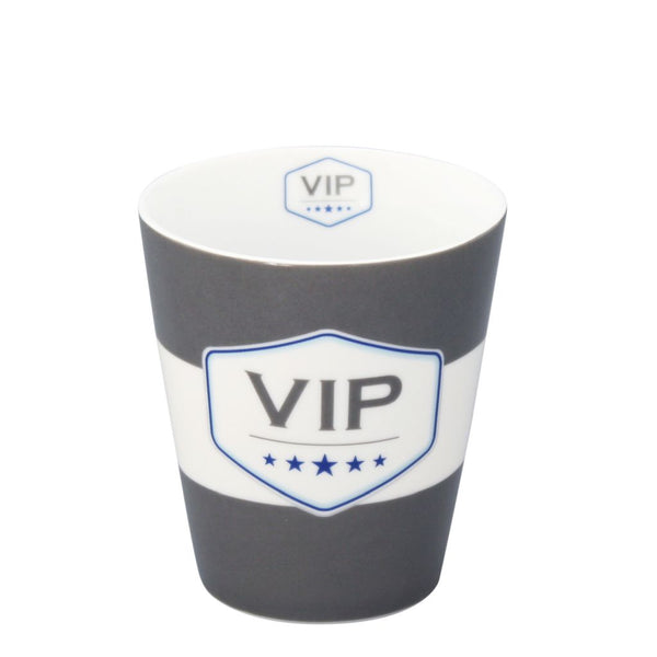 Trinkbecher VIP Tasse | HAPPY MUG Porzellan | 330 ml  10x8,7 cm | Krasilnikoff - GESCHIRR, BESTECK | www.luiseundfritz.de