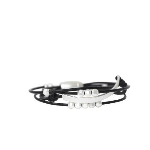 Armband AMANDA Leder Metall mit Magnetverschluss Schmuck | the Mo -  | www.luiseundfritz.de