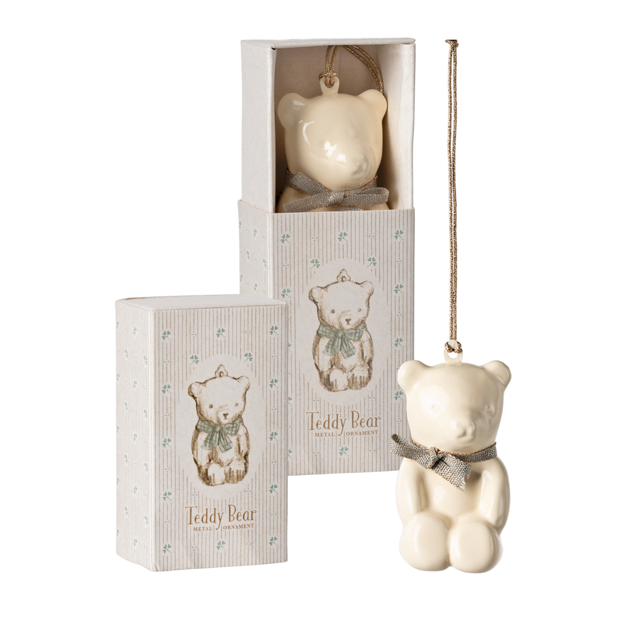 Maileg TEDDYBÄR Anhänger Metall-Ornament Baumschmuck ca. 6,5x3x2,5 cm erhältlich bei www.luiseundfritz.de