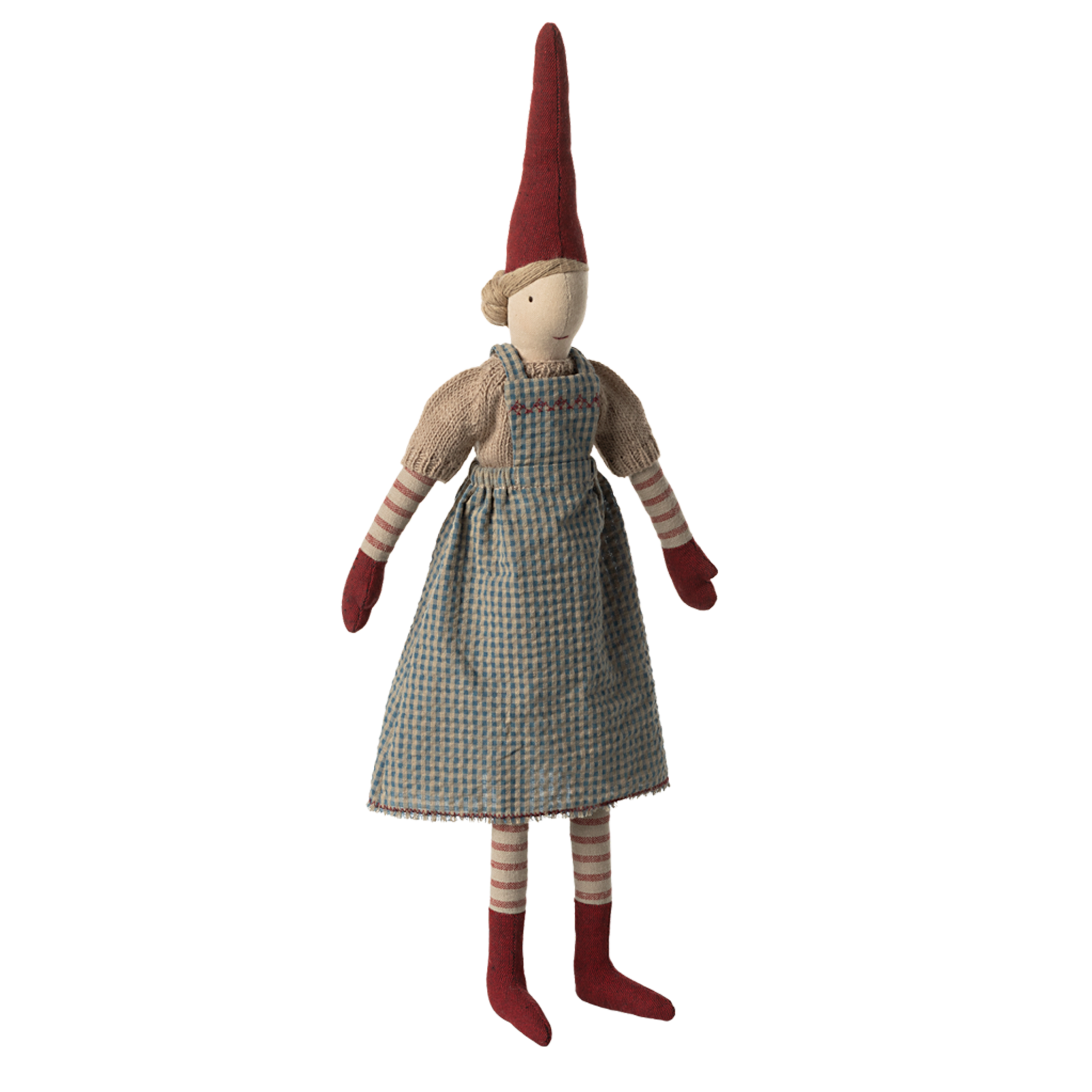 Maileg Wichtel Gr. 3 Pixy Mädchen ca. 49 cm ☆ Stoffpuppe Winterdeko Nisse
