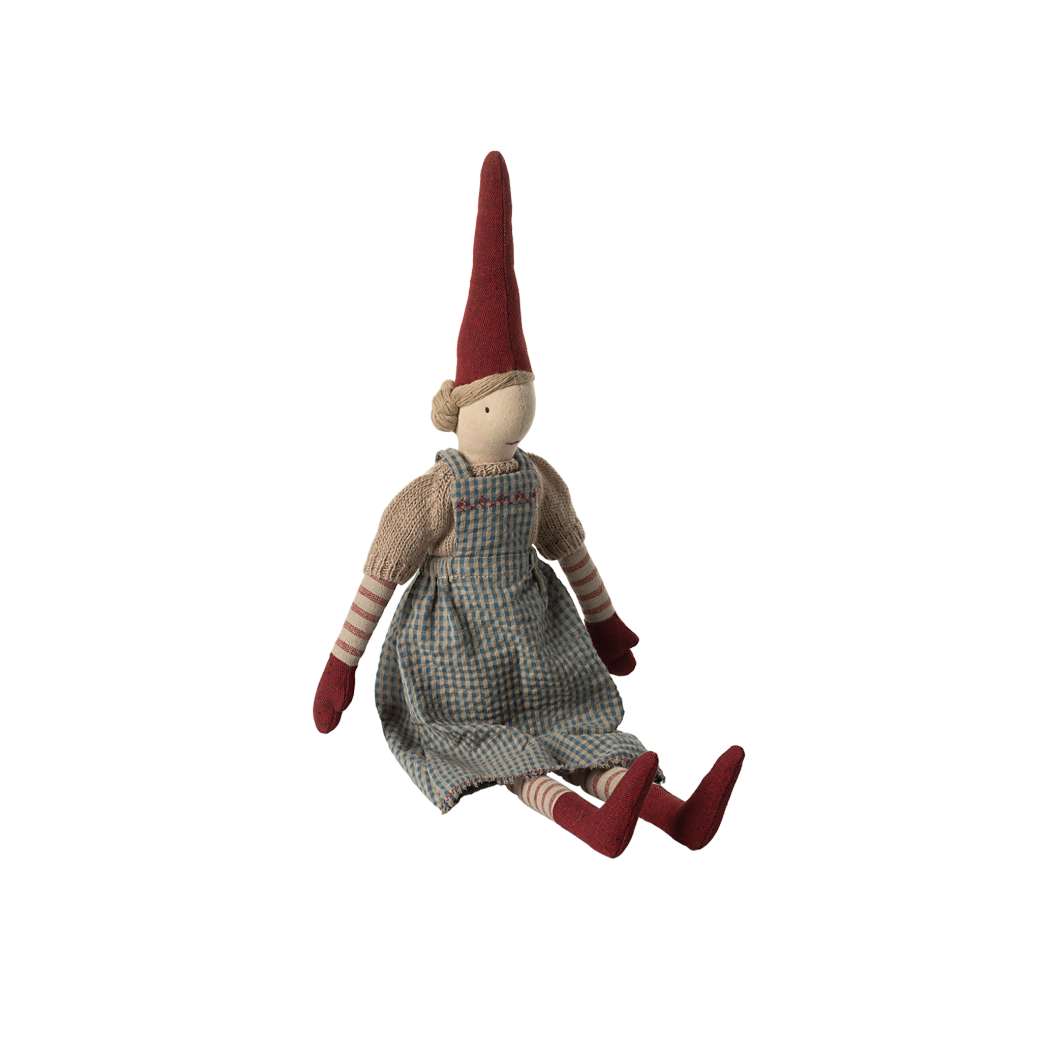 Maileg Wichtel Gr. 3 Pixy Mädchen ca. 49 cm ☆ Stoffpuppe Winterdeko Nisse