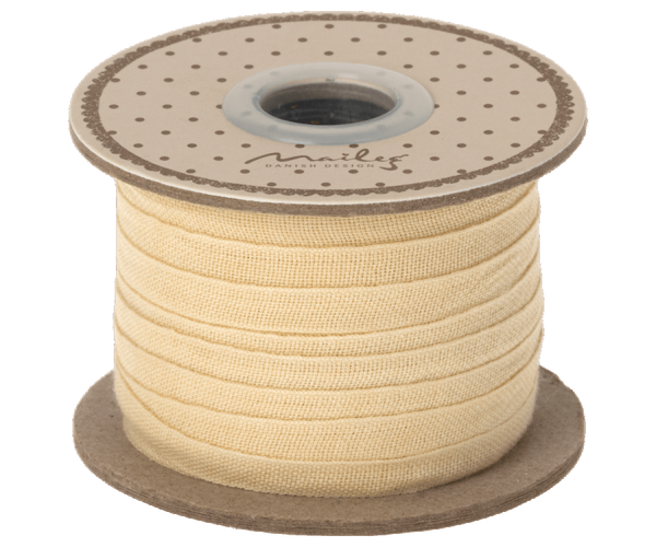 Maileg Band CREAM Stoffband 6mm x 25 Meter Geschenkband Dekoband