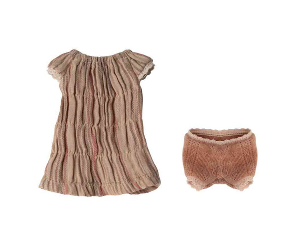 Maileg Hasenkleidung KLEID + UNTERHOSE Puppenkleidung für Maileghase oder Bunny Größe 1
