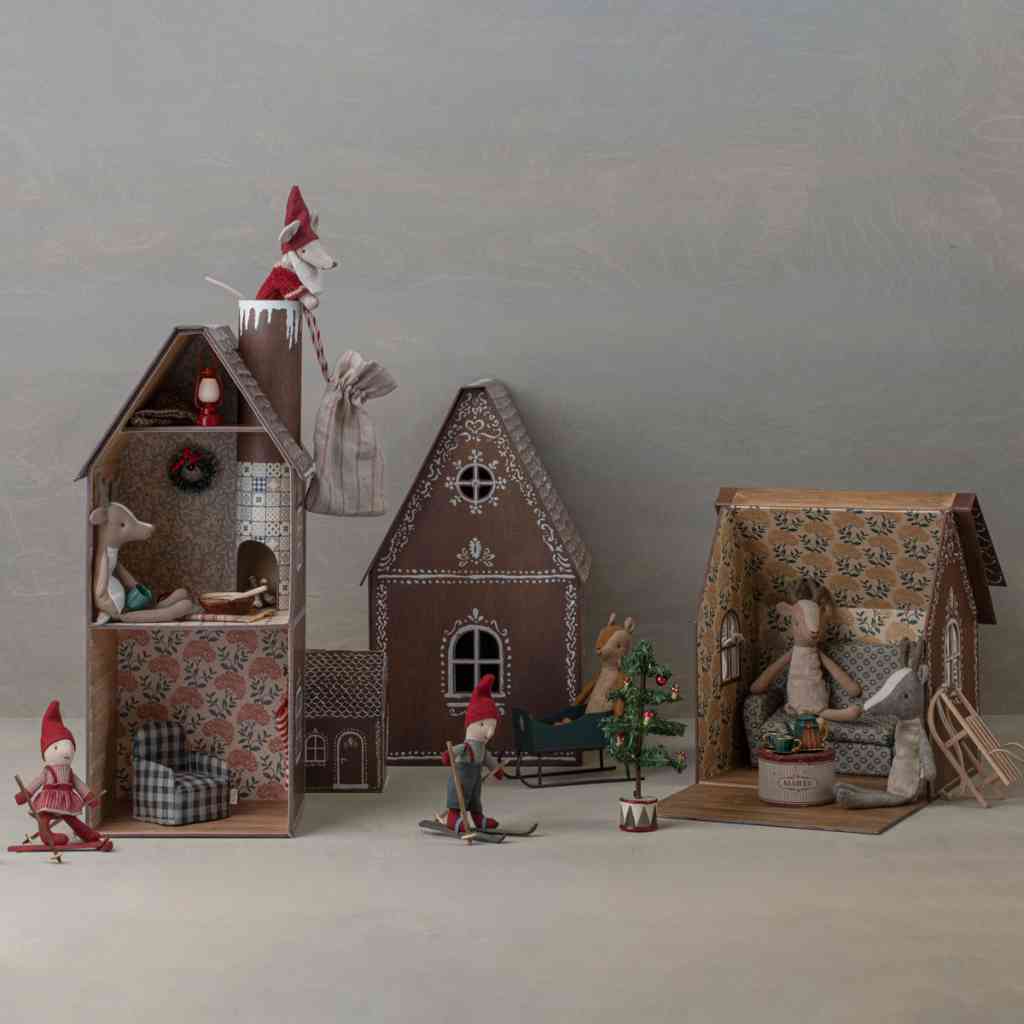 Maileg Lebkuchenhaus hoch GINGERBREAD Maus-und Wichtelhaus ☆ Puppenhaus