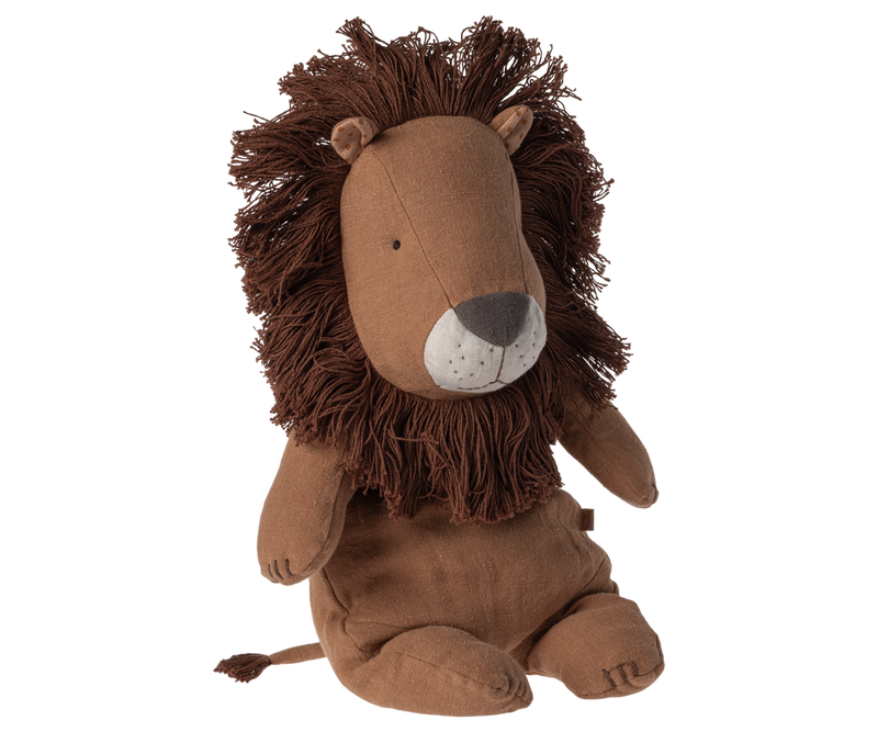 Maileg LÖWE Stofftier SAFARI FRIENDS medium Leinen/Baumwolle ca. 40 cm Schmusetier bei www.luiseundfritz.de
