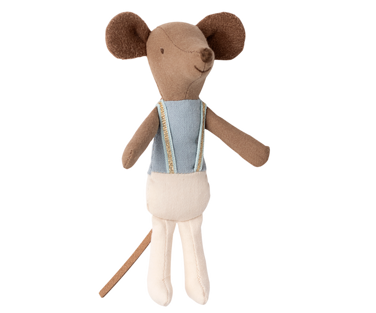 Maileg Balletttänzer Maus ROMEO inkl. Ständer und Box Ballettmaus großer Bruder
