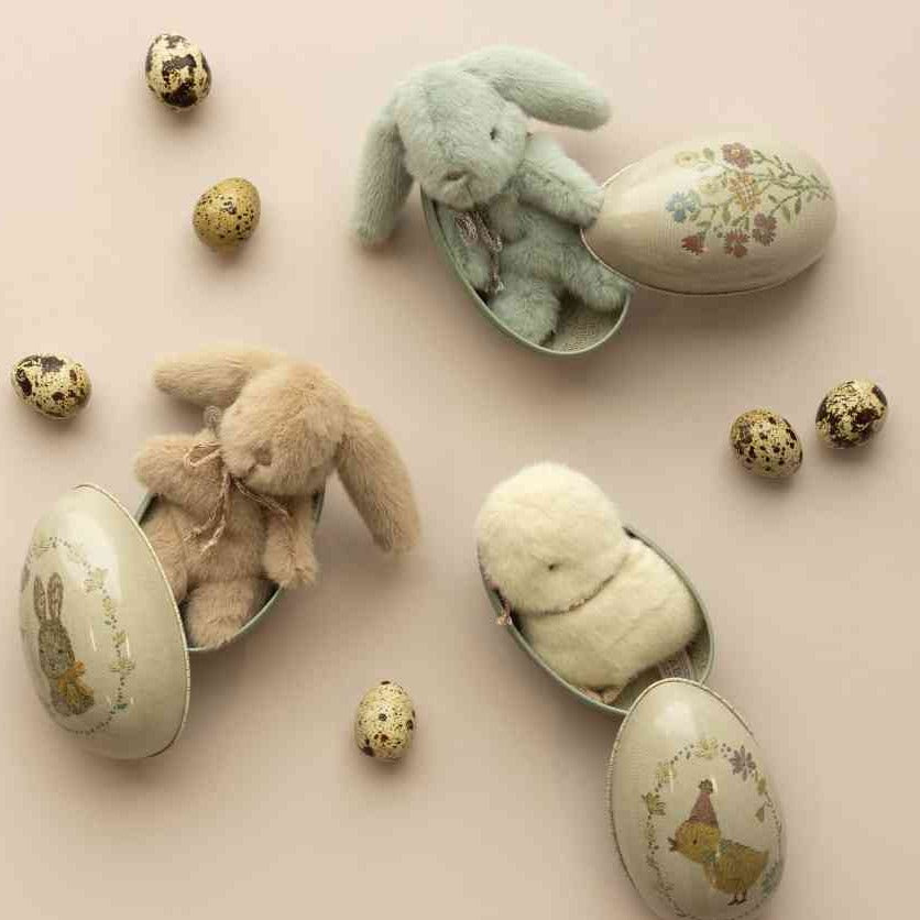 Maileg Plüschhase FLUFFY mini Kaninchen zartblau 13 cm Baby-Bunny