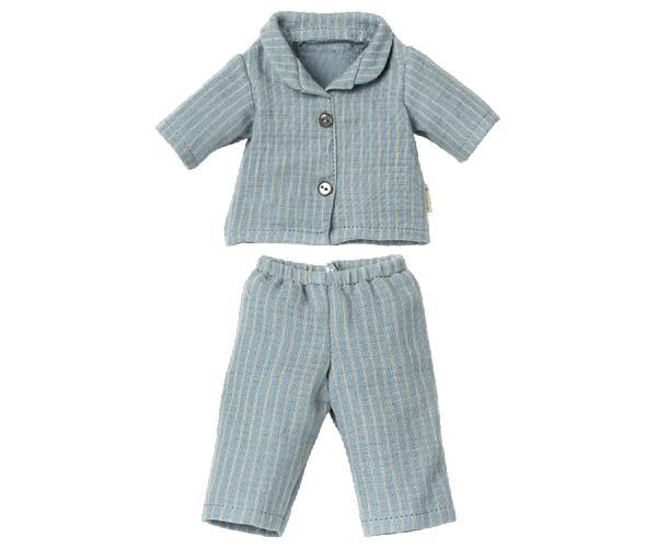 Maileg Schlafanzug PYJAMA blau Puppenkleidung für Teddy Dad