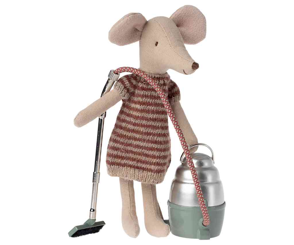 Maileg STAUBSAUGER für Maus-Haushalt VACUUM CLEANER Puppenhauszubehör für Mäuse und kleine Puppen