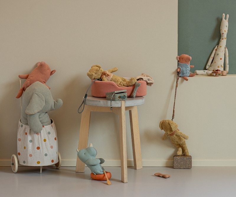 Maileg Welpenzubehör PULLOVER blau für Hund Plüschhundbekleidung