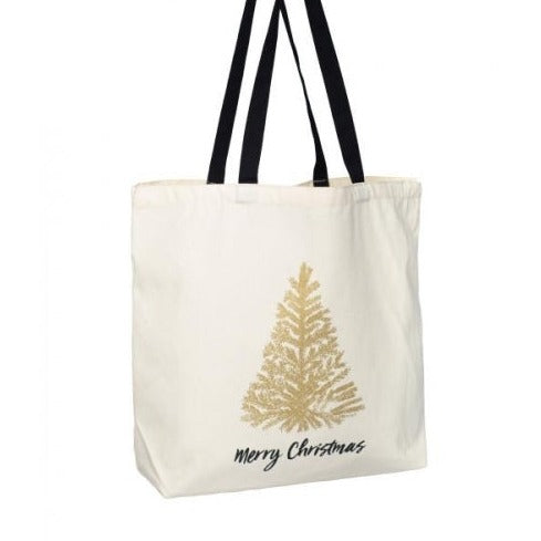 Tasche Weihnachtstasche MERRY CHRISTMAS gold Stofftasche Home Society dieses Produkt findest du hier im Shop bei Luise und Fritz - Abb: Tasche-weihnachtstasche-merry-christmas-home-society-90574-luiseundfritz