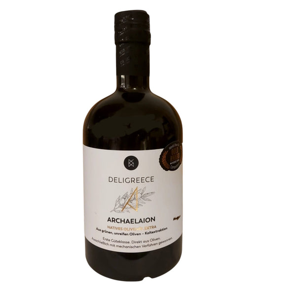 Olivenöl ARCHAELAION 500 ml extra nativ aus unreifen Oliven | ausgezeichnet als eines der besten Olivenöle der Welt erhältlich bei www.luiseundfritz.de