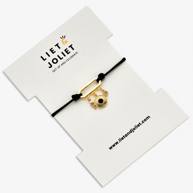 Armband ART DÉCO dunkelgrün gold mit Naturstein und funkelnden Glassteinen erhältlich bei www.luiseundfritz.de