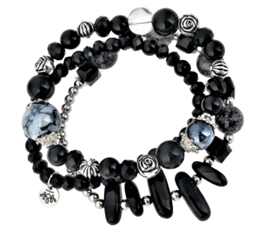Armband 3er Set Kombischmuck VANESSA schwarz | Me Lady -  | www.luiseundfritz.de