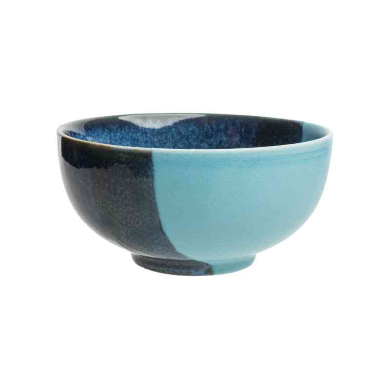 Schüssel INDUSTRIAL BOWL blau dunkelblau ca. 17,3 x 17,3 x 8,5 cm mit reaktiver Glasur. Erhältlich bei www.luiseundfritz.de