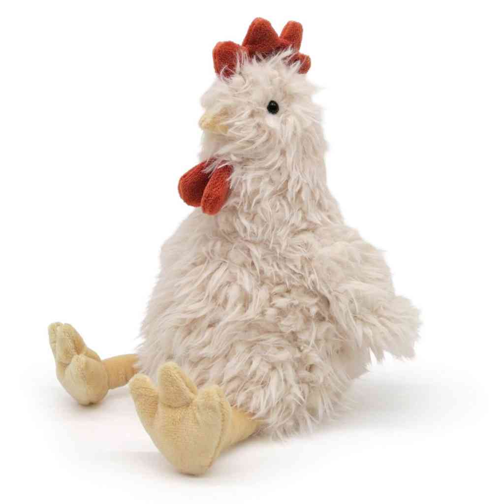 Plüschtier HUHN ca. 27 cm weich und knuffig Kollektion MEA Lini erhältlich bei www.luiseundfritz.de