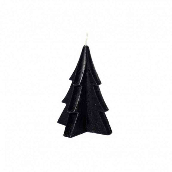 Kerze TANNENBAUM schwarz 12 cm | Weihnachtskerze | HOME SOCIETY