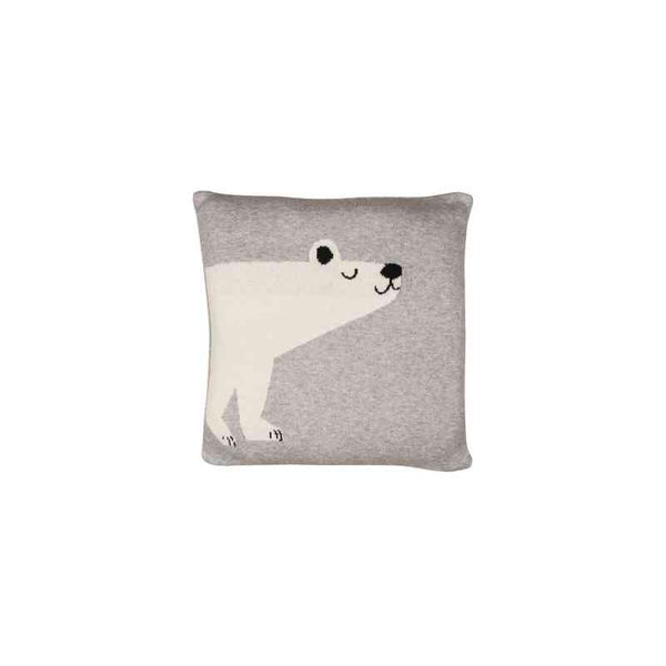 Kissenbezug POLAR BEAR weiche Bio-Baumwolle ca. 35x35 cm Aktionspreis + Gratis-Füllkissen erhältlich bei www.luiseundfritz.de