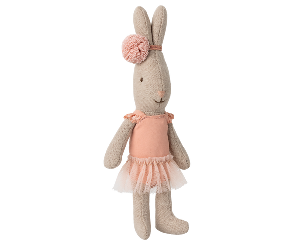 Maileg Babyhase Größe micro BALLERINA  ca. 14 cm mit Ballettanzug und Tüllrock in rosa