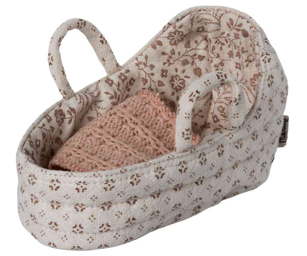 Maileg Tragetasche für Babymaus mit Strickdecke BABYTRAGE | Gr. MY