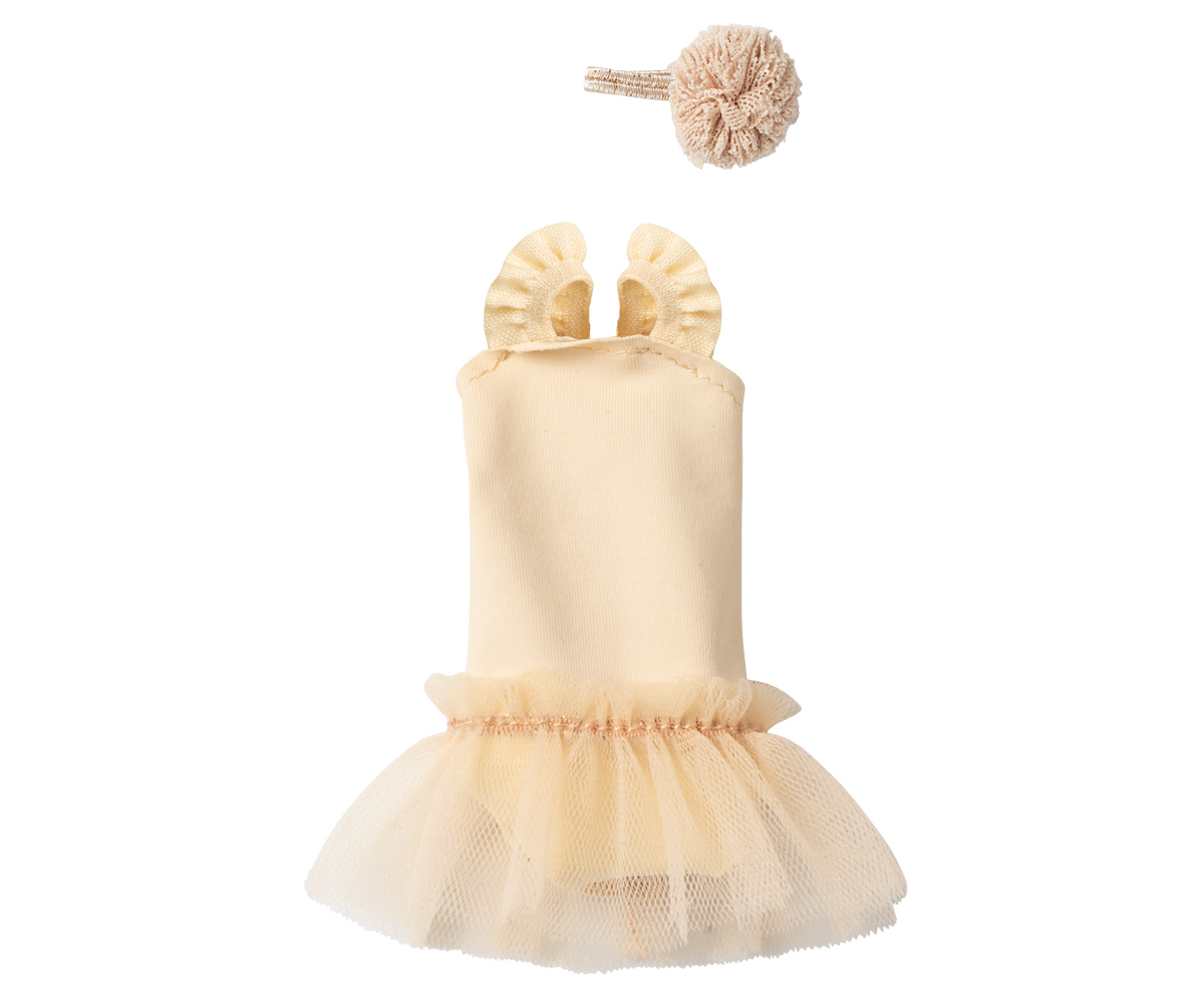 Maileg Hasenkleidung BALLETTANZUG mit TÜLLROCK und KOPFSCHMUCK Size 1 Puppenkleidung für Hase Größe 1 erhältlich bei www.luiseundfritz.de