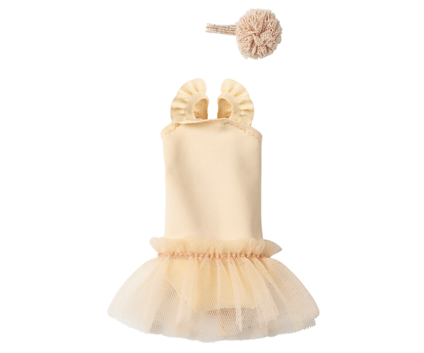 Maileg Hasenkleidung BALLETTANZUG mit TÜLLROCK und KOPFSCHMUCK Size 1 Puppenkleidung für Hase Größe 1 erhältlich bei www.luiseundfritz.de