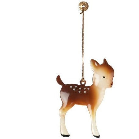 Maileg BAMBI klein braun Baumschmuck Metallanhänger cm Adventsdeko dieses Produkt findest du hier im Shop bei Luise und Fritz - Abb: maileg-bambi-baumschmuck-braun-luiseundfritz-14-1517-00