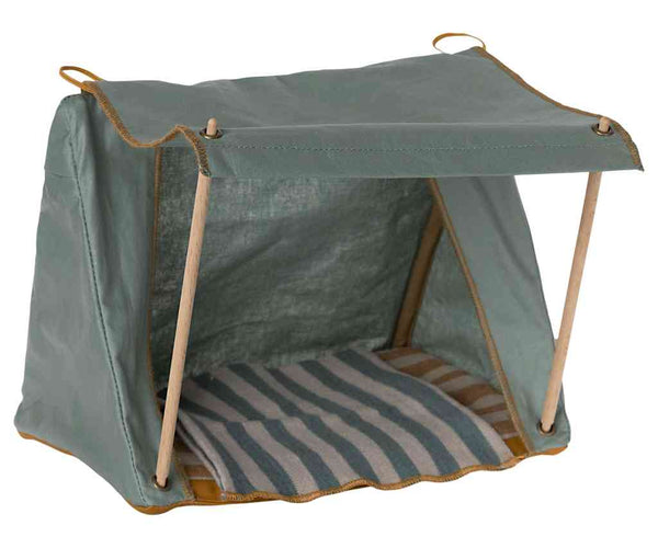 Maileg Zelt HAPPY CAMPER | Campingzelt mit Vordach für Maileg-Mäuse und Freunde