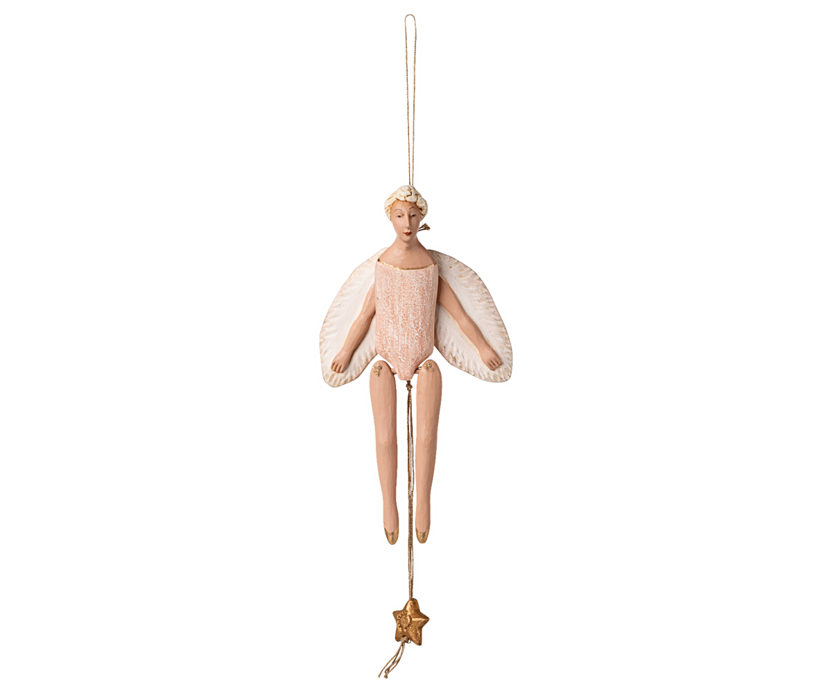 Maileg Engel Hampelmann klein rose ☆ ca. 20,5 cm Advent Dekoration erhältlich bei www.luiseundfritz.de