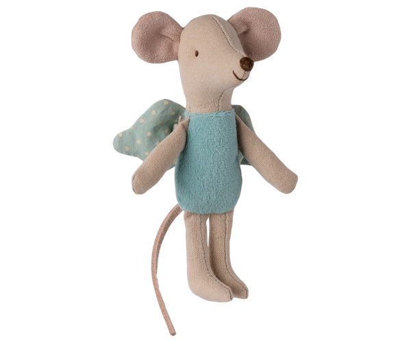 Maileg Maus Engel FAIRY Schutzengel LITTLE MINT | Flügel mit Punkte Samt-Body