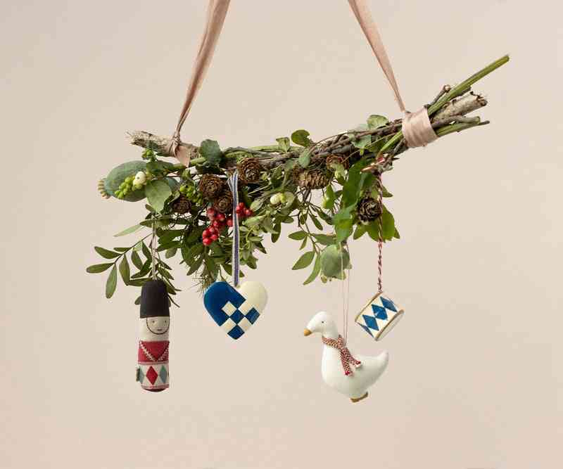 Maileg Garde Ornament rot Stoffanhänger Leibwache ca. 10 cm Baumschmuck