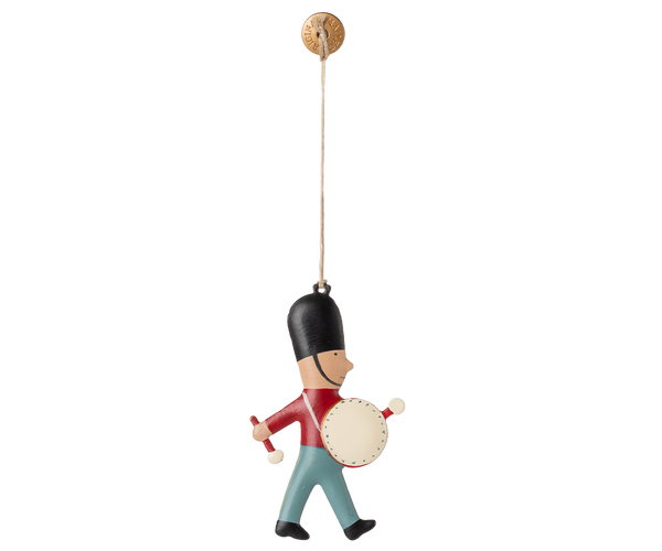 Maileg GARDIST mit Trommel Metall-Ornament Leibwache ca. 9 cm Baumschmuck Anhänger