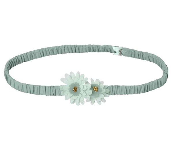 Maileg Haarband FLOWER mint | Haarschmuck schmal Kopfband elastisch | one size, erhältlich bei www.luiseundfritz.de