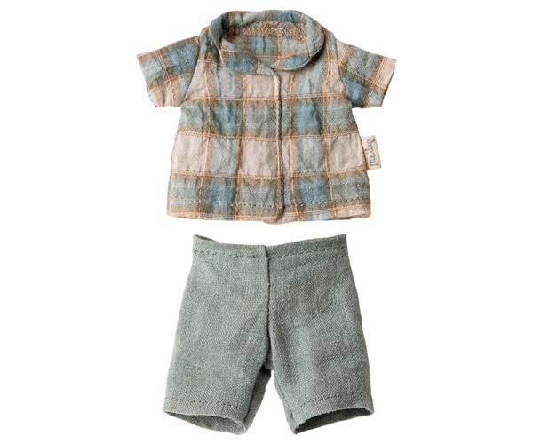 erhältlich bei www.luiseundfritz.de: Maileg Hasenkleidung SHIRT + SHORTS Size 1 Puppenkleidung für Hase oder Bunny Größe 1