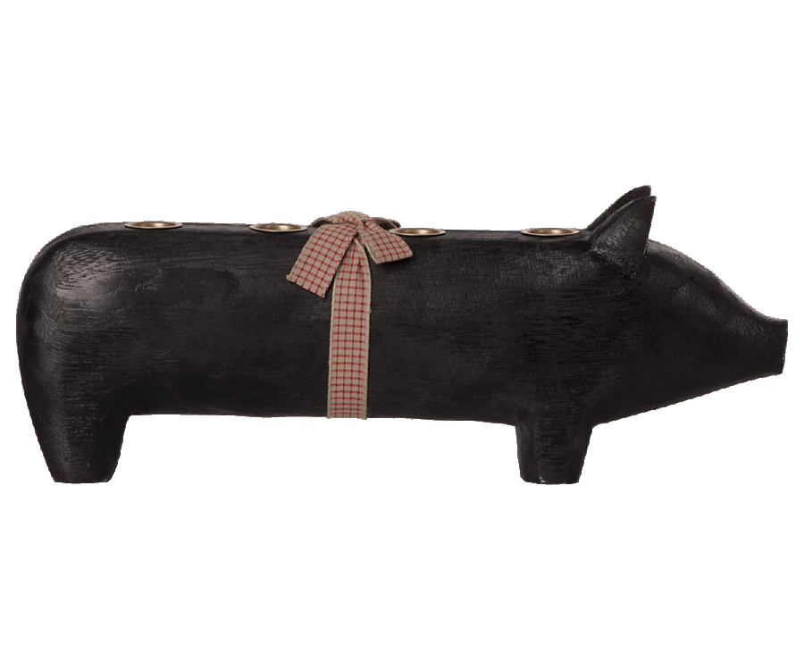 Schwein Kerzenständer