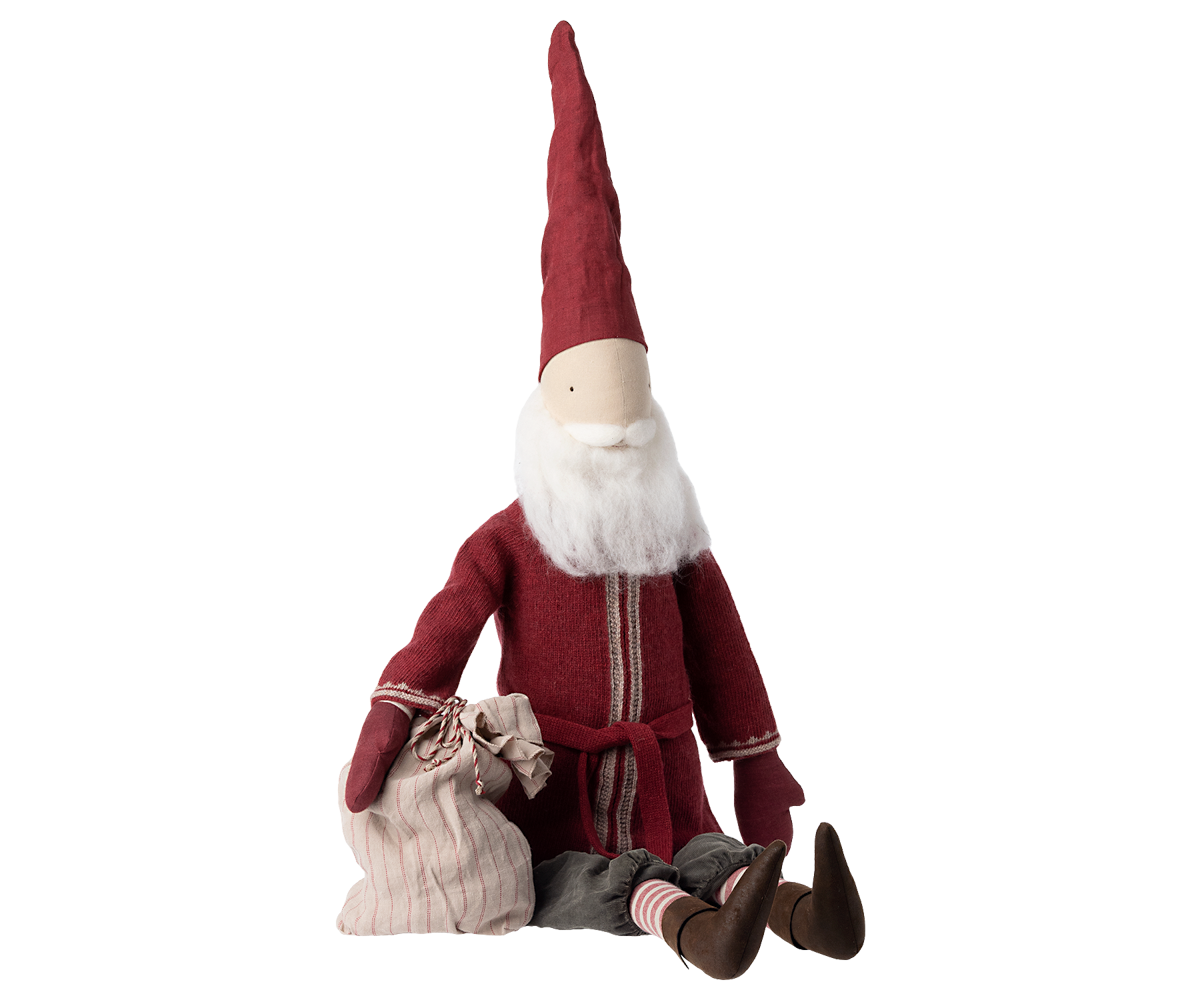 Maileg Weihnachtsmann XL SANTA ca. 110 cm Stoffpuppe Adventsdekoration Nikolaus