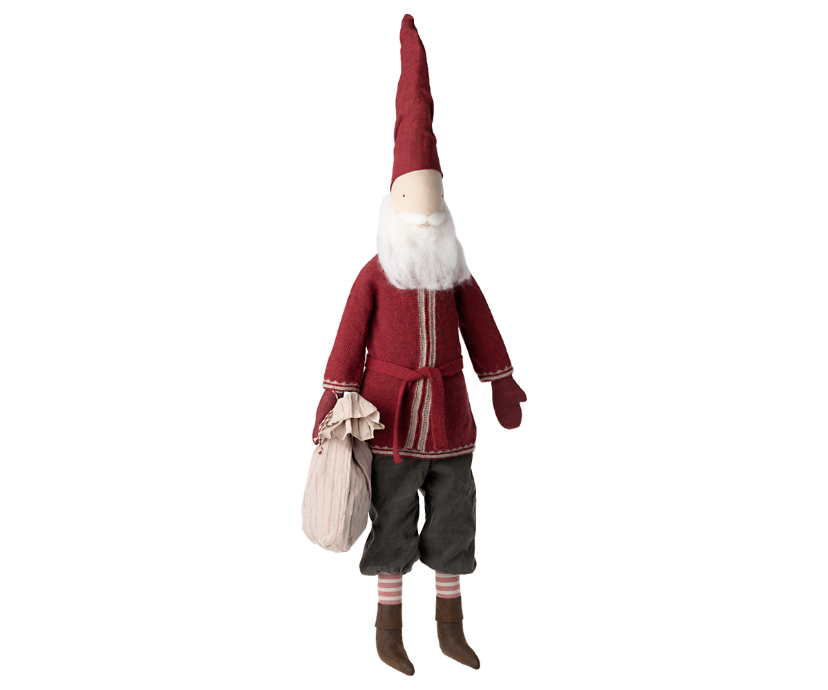 Maileg Weihnachtsmann XL SANTA ca. 110 cm Stoffpuppe Adventsdekoration Nikolaus