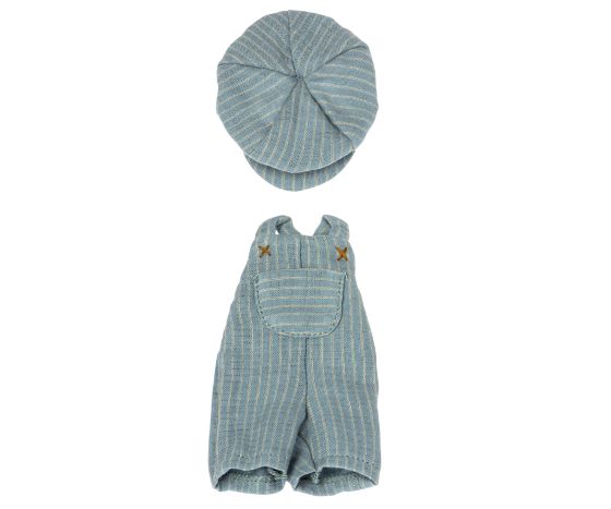 Maileg - Maileg Latzhose + Mütze für Teddy Bär Junior + Bunny Size 1 | Teddykleidung | www.luiseundfritz.de