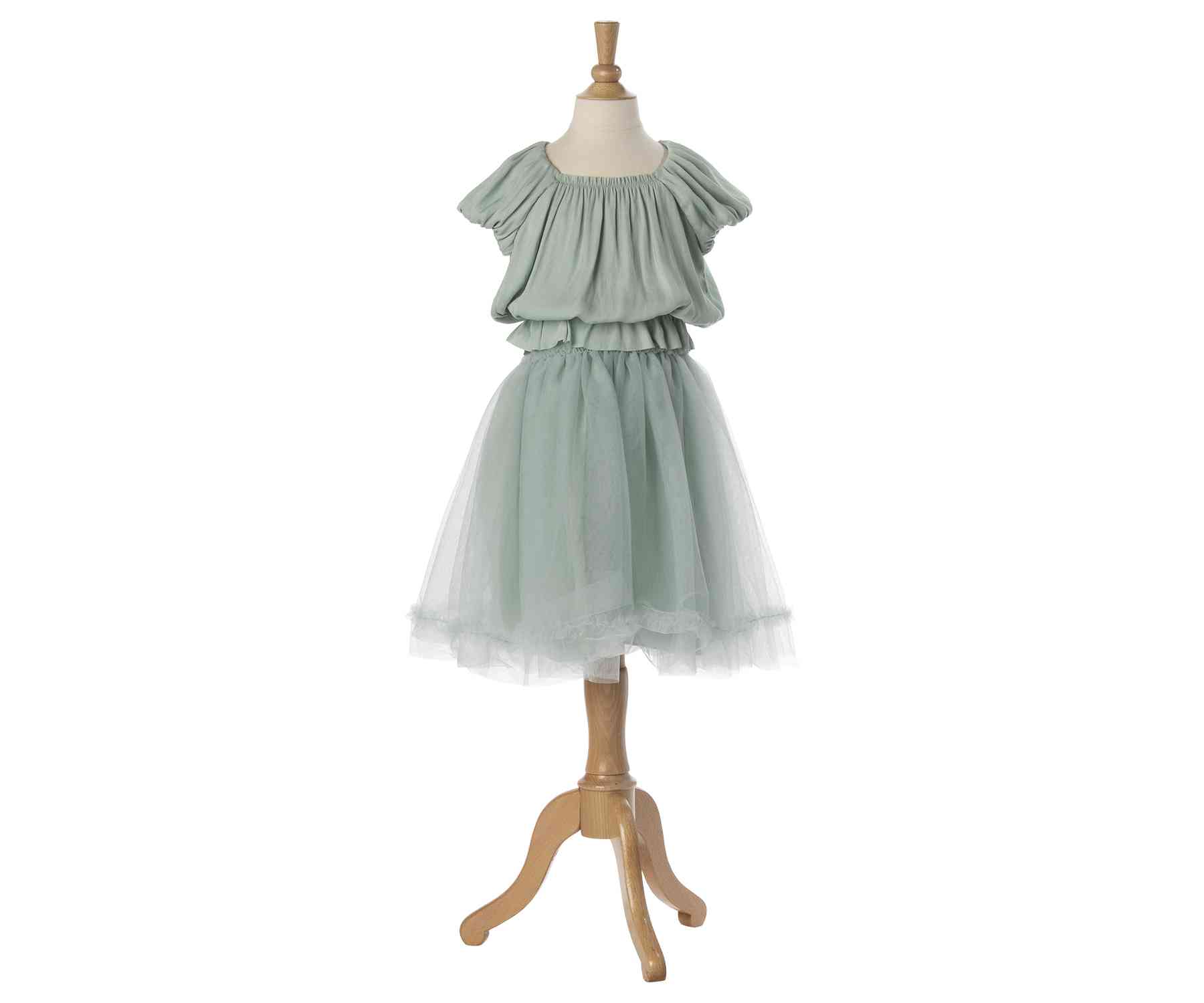 Maileg Tüllrock minze-mint PRINZESSIN Kinderrock mit elastischem Bund 6-8 Jahre
