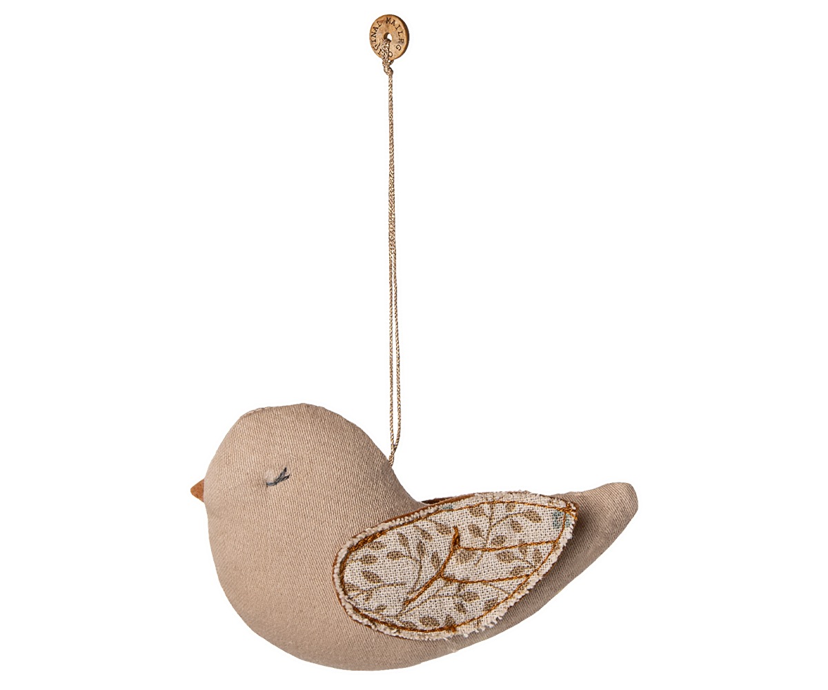 Maileg Ornament VOGEL ÄSTE blau ca. 9,5x6 cm Stoffanhänger Deko Baumschmuck