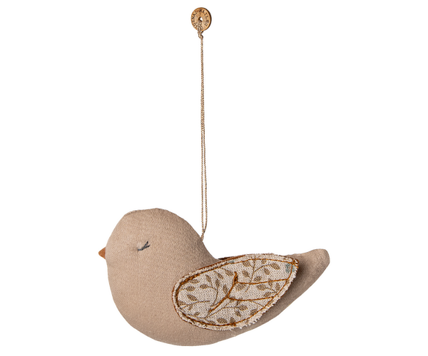 Maileg Ornament VOGEL ÄSTE blau ca. 9,5x6 cm Stoffanhänger Deko Baumschmuck