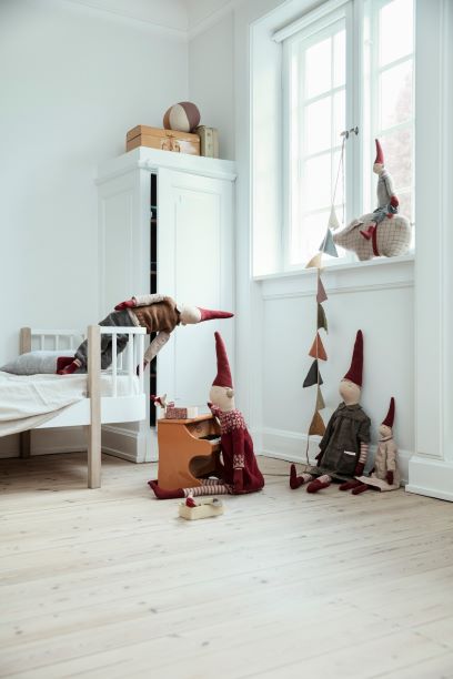Maileg Wichtel Gr. 3 Pixy Mädchen ca. 49 cm ☆ Stoffpuppe Winterdeko Nisse