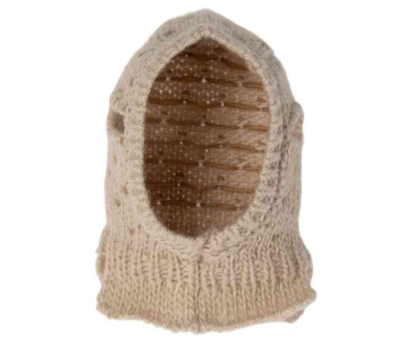 Maileg STRICKMÜTZE creme für Hund Welpenzubehör | Plüschhundbekleidung