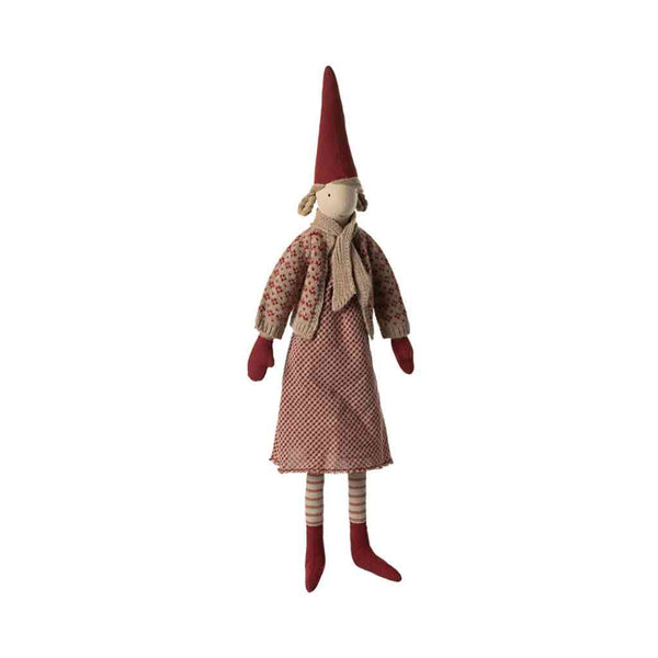 Maileg Wichtel Gr. 4 Pixy ca. 60 cm ☆ Stoffpuppe LENE Winterdeko Nisse