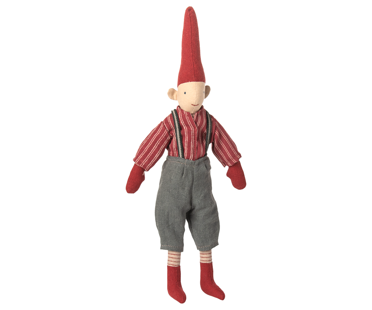 Maileg Wichtel Gr. 2 ca. 31 cm Wichteljunge mit Hosenträgerhose und Hemd ☆ PIXY erhältlich bei www.luiseundfritz.de