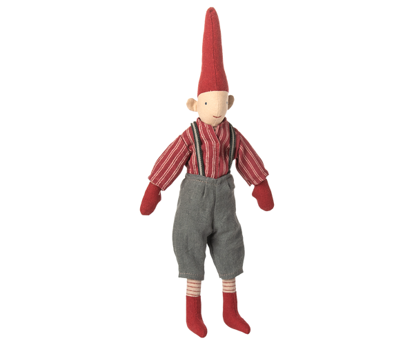 Maileg Wichtel Gr. 2 ca. 31 cm Wichteljunge mit Hosenträgerhose und Hemd ☆ PIXY erhältlich bei www.luiseundfritz.de